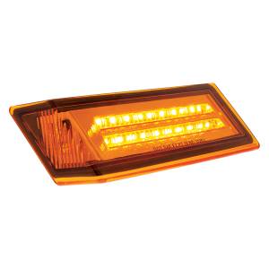 UNITED PACIFIC - UNITED PACIFIC - 36000 - LUZ DE SEÑAL DE GIRO SECUENCIAL DE 35 LED PARA FREIGHTLINER CASCADIA 2018-2024 - CONDUCTOR - LED ÁMBAR/LENTE ÁMBAR - Image 3
