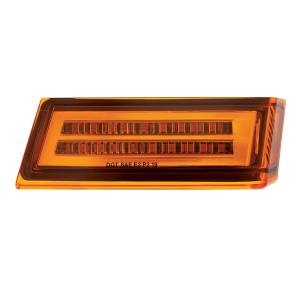 UNITED PACIFIC - UNITED PACIFIC - 36001 - LUZ DE SEÑAL DE GIRO SECUENCIAL DE 35 LED PARA FREIGHTLINER CASCADIA 2018-2024 - PASAJERO - LED ÁMBAR/LENTE ÁMBAR - Image 2