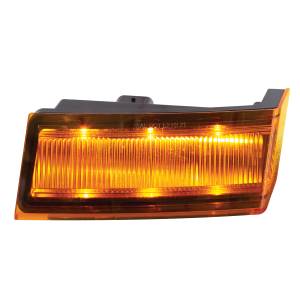 UNITED PACIFIC - 36006 - LUZ DE SEÑAL DE GIRO ÁMBAR DE 6 LED PARA FREIGHTLINER CASCADIA 2018-2024 - CONDUCTOR - SERIE DE COMPETENCIA