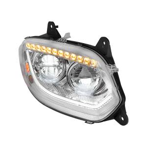 UNITED PACIFIC - UNITED PACIFIC - 36067 - FARO DELANTERO CROMADO DE 86 LED PARA PASAJERO INTERNACIONAL LT 2018-2024 - Image 3