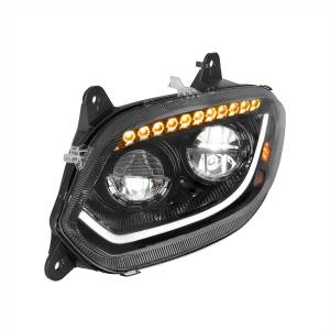 UNITED PACIFIC - UNITED PACIFIC - 36068 - FARO DELANTERO LED 86 NEGRO PARA CAMIÓN LT INTERNACIONAL 2018-2024 - CONDUCTOR - Image 4
