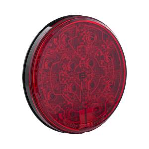 UNITED PACIFIC - UNITED PACIFIC - 36072 - LUZ REDONDA DE 12 LED DE 4" (PARADA, GIRO Y TRASERA) CON LENTE CALEFACTABLE - LED ROJO/LENTE ROJA - Image 3