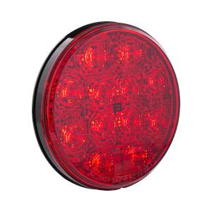 UNITED PACIFIC - UNITED PACIFIC - 36072 - LUZ REDONDA DE 12 LED DE 4" (PARADA, GIRO Y TRASERA) CON LENTE CALEFACTABLE - LED ROJO/LENTE ROJA - Image 4