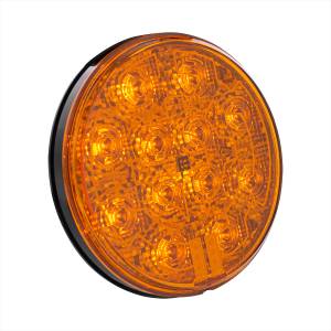 UNITED PACIFIC - UNITED PACIFIC - 36074 - LUZ REDONDA DE 12 LED DE 4" (SEÑAL DE GIRO) CON LENTE TÉRMICA - LED ÁMBAR/LENTE ÁMBAR - Image 3