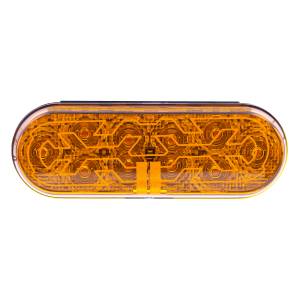 UNITED PACIFIC - UNITED PACIFIC - 36077 - LUZ OVALADA DE 10 LED DE 6" (SEÑAL DE GIRO) CON LENTE TÉRMICA - LED ÁMBAR/LENTE ÁMBAR - Image 2