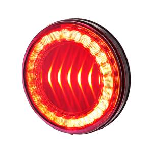UNITED PACIFIC - UNITED PACIFIC - 36085 - LUZ LUMOS REDONDA DE 30 LED DE 4" SERIE I (PARADA, GIRO Y COLA) - LED ROJO/LENTE ROJA - Image 3