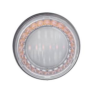 UNITED PACIFIC - UNITED PACIFIC - 36088 - LUZ LUMOS REDONDA DE 30 LED 4" SERIE I (SEÑAL DE GIRO) - LED ÁMBAR/LENTE TRANSPARENTE - Image 2