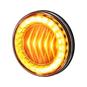 UNITED PACIFIC - UNITED PACIFIC - 36088 - LUZ LUMOS REDONDA DE 30 LED 4" SERIE I (SEÑAL DE GIRO) - LED ÁMBAR/LENTE TRANSPARENTE - Image 3