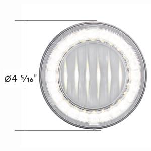 UNITED PACIFIC - UNITED PACIFIC - 36089 - LUZ LUMOS REDONDA DE 30 LED DE 4" SERIE I (RESPALDO) - LED BLANCO/LENTE TRANSPARENTE - Image 8