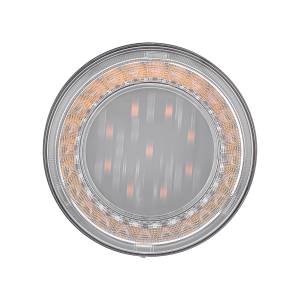 UNITED PACIFIC - UNITED PACIFIC - 36093 - LUZ LUMOS REDONDA DE 33 LED DE 4" SERIE X (SEÑAL DE GIRO) - LED ÁMBAR/LENTE TRANSPARENTE - Image 2