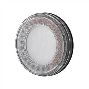 UNITED PACIFIC - UNITED PACIFIC - 36093 - LUZ LUMOS REDONDA DE 33 LED DE 4" SERIE X (SEÑAL DE GIRO) - LED ÁMBAR/LENTE TRANSPARENTE - Image 4