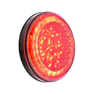 UNITED PACIFIC - UNITED PACIFIC - 36095 - LUZ LUMOS REDONDA DE 33 LED DE 4" SERIE S (PARADA, GIRO Y COLA) - LED ROJO/LENTE ROJA - Image 3
