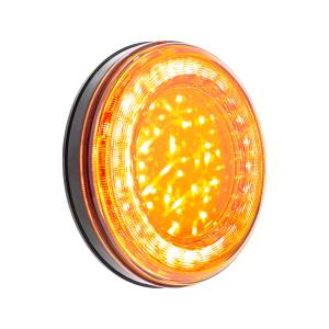 UNITED PACIFIC - UNITED PACIFIC - 36096 - LUZ LUMOS REDONDA DE 33 LED 4" SERIE S (SEÑAL DE GIRO) - LED ÁMBAR/LENTE ÁMBAR - Image 3