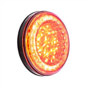 UNITED PACIFIC - UNITED PACIFIC - 36097 - LUZ LUMOS REDONDA DE 33 LED DE 4" SERIE S (PARADA, GIRO Y COLA) - LED ROJO/LENTE TRANSPARENTE - Image 3
