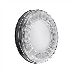 UNITED PACIFIC - UNITED PACIFIC - 36097 - LUZ LUMOS REDONDA DE 33 LED DE 4" SERIE S (PARADA, GIRO Y COLA) - LED ROJO/LENTE TRANSPARENTE - Image 4
