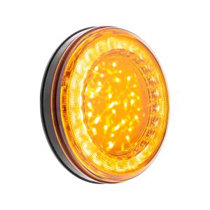 UNITED PACIFIC - UNITED PACIFIC - 36098 - LUZ LUMOS REDONDA DE 33 LED DE 4" SERIE S (SEÑAL DE GIRO) - LED ÁMBAR/LENTE TRANSPARENTE - Image 3
