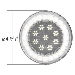 UNITED PACIFIC - UNITED PACIFIC - 36099 - LUZ LUMOS REDONDA DE 33 LED DE 4" SERIE S (RESPALDO) - LED BLANCO/LENTE TRANSPARENTE - Image 8