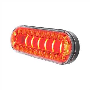 UNITED PACIFIC - UNITED PACIFIC - 36102 - LUZ LUMOS OVALADA DE 30 LED DE 6" SERIE I (PARADA, GIRO Y COLA) - LED ROJO/LENTE TRANSPARENTE - Image 3