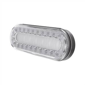 UNITED PACIFIC - UNITED PACIFIC - 36102 - LUZ LUMOS OVALADA DE 30 LED DE 6" SERIE I (PARADA, GIRO Y COLA) - LED ROJO/LENTE TRANSPARENTE - Image 4