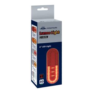 UNITED PACIFIC - UNITED PACIFIC - 36102 - LUZ LUMOS OVALADA DE 30 LED DE 6" SERIE I (PARADA, GIRO Y COLA) - LED ROJO/LENTE TRANSPARENTE - Image 8