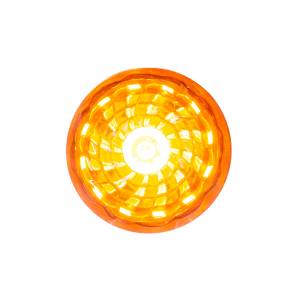 UNITED PACIFIC - 36380 - LUZ LED REDONDA DE 1-1/4" (LIQUIDACIÓN/MARCADOR) - LED ÁMBAR/LENTE ÁMBAR