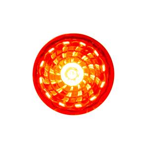 UNITED PACIFIC - 36382 - LUZ LED REDONDA DE 1-1/4" (LIQUIDACIÓN/MARCADOR) - LED ROJO/LENTE ROJA