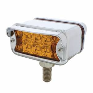UNITED PACIFIC - UNITED PACIFIC - 36411 - LUZ DE DOBLE CARA REFLECTOR DE 20 LED DE DOBLE FUNCIÓN CON VISERA - MONTAJE EN T - LED Y LENTE ÁMBAR Y ROJO - Image 2