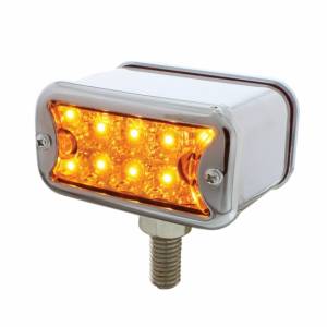 UNITED PACIFIC - 36413 - LUZ DE DOBLE CARA REFLECTOR DE 20 LED DE DOBLE FUNCIÓN CON BISEL - MONTAJE EN T - LED ÁMBAR Y ROJO/LENTE ÁMBAR Y ROJA