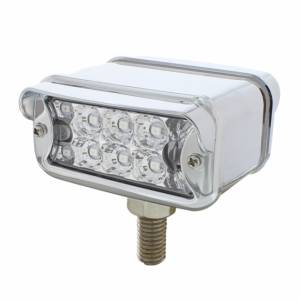 UNITED PACIFIC - UNITED PACIFIC - 36415 - LUZ DE DOBLE CARA REFLECTOR DE 20 LED DE DOBLE FUNCIÓN CON VISERA - MONTAJE EN T - LED ÁMBAR Y ROJO / LENTE TRANSPARENTE - Image 2