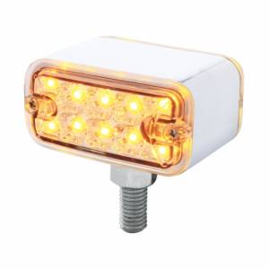 UNITED PACIFIC - 36418 - LUZ REFLECTOR DE DOBLE FUNCIÓN DE 20 LED DE DOBLE CARA - MONTAJE EN T - LED ÁMBAR Y ROJO/LEENTE TRANSPARENTE