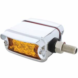 UNITED PACIFIC - UNITED PACIFIC - 36419 - LUZ DE DOBLE CARA REFLECTOR DE 20 LED DE DOBLE FUNCIÓN CON VISERA - MONTAJE HORIZONTAL - LED ÁMBAR Y ROJO / LENTE ÁMBAR Y ROJA - Image 2