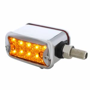 UNITED PACIFIC - 36421 - LUZ DE DOBLE CARA REFLECTOR DE 20 LED DE DOBLE FUNCIÓN CON BISEL - MONTAJE HORIZONTAL - LED ÁMBAR Y ROJO / LENTE ÁMBAR Y ROJA