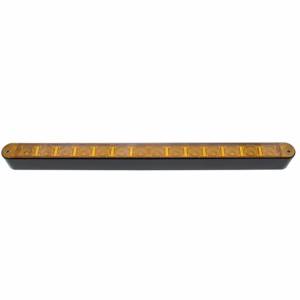 UNITED PACIFIC - UNITED PACIFIC - 36484 - BARRA DE LUCES DE 14 LED DE 12" CON CARCASA NEGRA - LED ÁMBAR/LENTE ÁMBAR - Image 3
