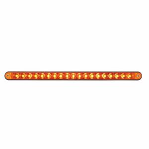 UNITED PACIFIC - 36488 - BARRA DE LUCES REFLECTORAS DE 19 LED DE 12" CON CARCASA NEGRA - LED ÁMBAR/LEENTE ÁMBAR