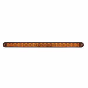 UNITED PACIFIC - UNITED PACIFIC - 36488 - BARRA DE LUCES REFLECTORAS DE 19 LED DE 12" CON CARCASA NEGRA - LED ÁMBAR/LEENTE ÁMBAR - Image 2