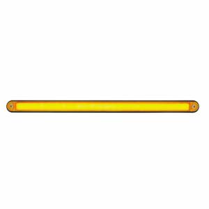 UNITED PACIFIC - 36492 - BARRA GLOLIGHT DE 24 LED DE 12" CON CARCASA NEGRA - LED ÁMBAR/LENTE ÁMBAR