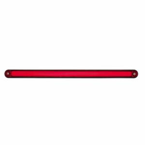 UNITED PACIFIC - 36493 - BARRA DE LUCES GLOLIGHT DE 24 LED DE 12" CON CARCASA NEGRA - LED ROJO/LENTE ROJA