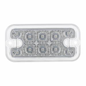 UNITED PACIFIC - UNITED PACIFIC - 36553B - LUZ RECTANGULAR REFLECTOR DE 10 LED DE DOBLE FUNCIÓN - LED ÁMBAR/LENTE TRANSPARENTE (A GRANEL) - Image 4