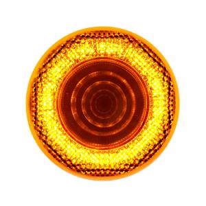 UNITED PACIFIC - 36560 - LUZ ESPEJOS DE 12 LED DE 2-1/2" (LIQUIDACIÓN/MARCADOR) - LED ÁMBAR/LENTE ÁMBAR