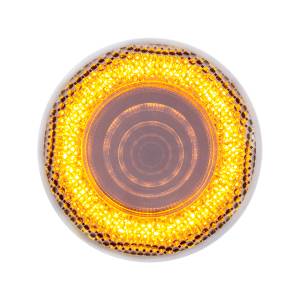 UNITED PACIFIC - 36562 - LUZ ESPEJOS DE 12 LED DE 2-1/2" (LIQUIDACIÓN/MARCADOR) - LED ÁMBAR/LENTE TRANSPARENTE