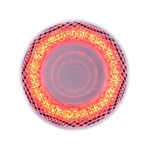UNITED PACIFIC - 36563 - LUZ MIRAGE DE 12 LED DE 2-1/2" (LIQUIDACIÓN/MARCADOR) - LED ROJO/LENTE TRANSPARENTE