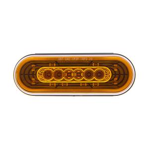 UNITED PACIFIC - UNITED PACIFIC - 36570 - LUZ ABYSS OVALADA DE 22 LED DE 6" (SEÑAL DE GIRO) - LED ÁMBAR/LENTE ÁMBAR - Image 2