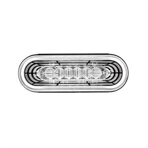 UNITED PACIFIC - 36573 - LUZ DE ABISMO OVALADA DE 22 LED DE 6" (RESERVA) - LED BLANCO/LENTE TRANSPARENTE