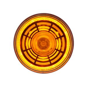 UNITED PACIFIC - 36574 - LUZ ABYSS REDONDA DE 4 LED DE 2" (LIQUIDACIÓN/MARCADOR) - LED ÁMBAR/LENTE ÁMBAR