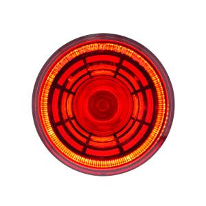 UNITED PACIFIC - 36575 - LUZ REDONDA DEL ABISMO DE 4 LED DE 2" (LIQUIDACIÓN/MARCADOR) - LED ROJO/LENTE ROJA