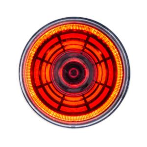 UNITED PACIFIC - 36577 - LUZ REDONDA DEL ABISMO DE 4 LED DE 2" (LIQUIDACIÓN/MARCADOR) - LED ROJO/LENTE TRANSPARENTE