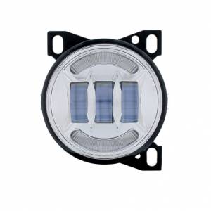 UNITED PACIFIC - UNITED PACIFIC - 36605 - FARO ANTINIEBLA DE 18 LED CON BARRA DE LUCES LED PARA PETERBILT 579 (2012-2021) Y KENWORTH T660 (2007-2017) - CROMADO - Image 2