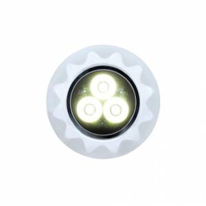 UNITED PACIFIC - 36682B - MINI LUZ DE ADVERTENCIA DE 3 LED DE ALTA POTENCIA DE 3/4" - LED BLANCO (A GRANEL)