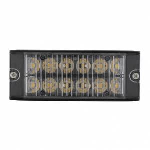 UNITED PACIFIC - UNITED PACIFIC - 36691 - LUZ DE ADVERTENCIA DE PERFIL BAJO DE 12 LED DE ALTA POTENCIA - LED ÁMBAR - Image 2