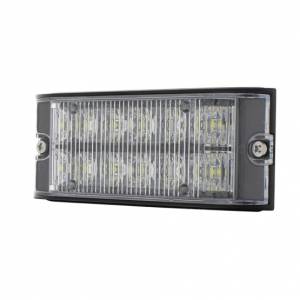 UNITED PACIFIC - UNITED PACIFIC - 36694 - LUZ DE ADVERTENCIA DE PERFIL BAJO DE 12 LED DE ALTA POTENCIA - LED BLANCO - Image 4